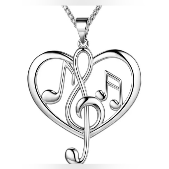 Music Note Necklace - Picture 7 of 7